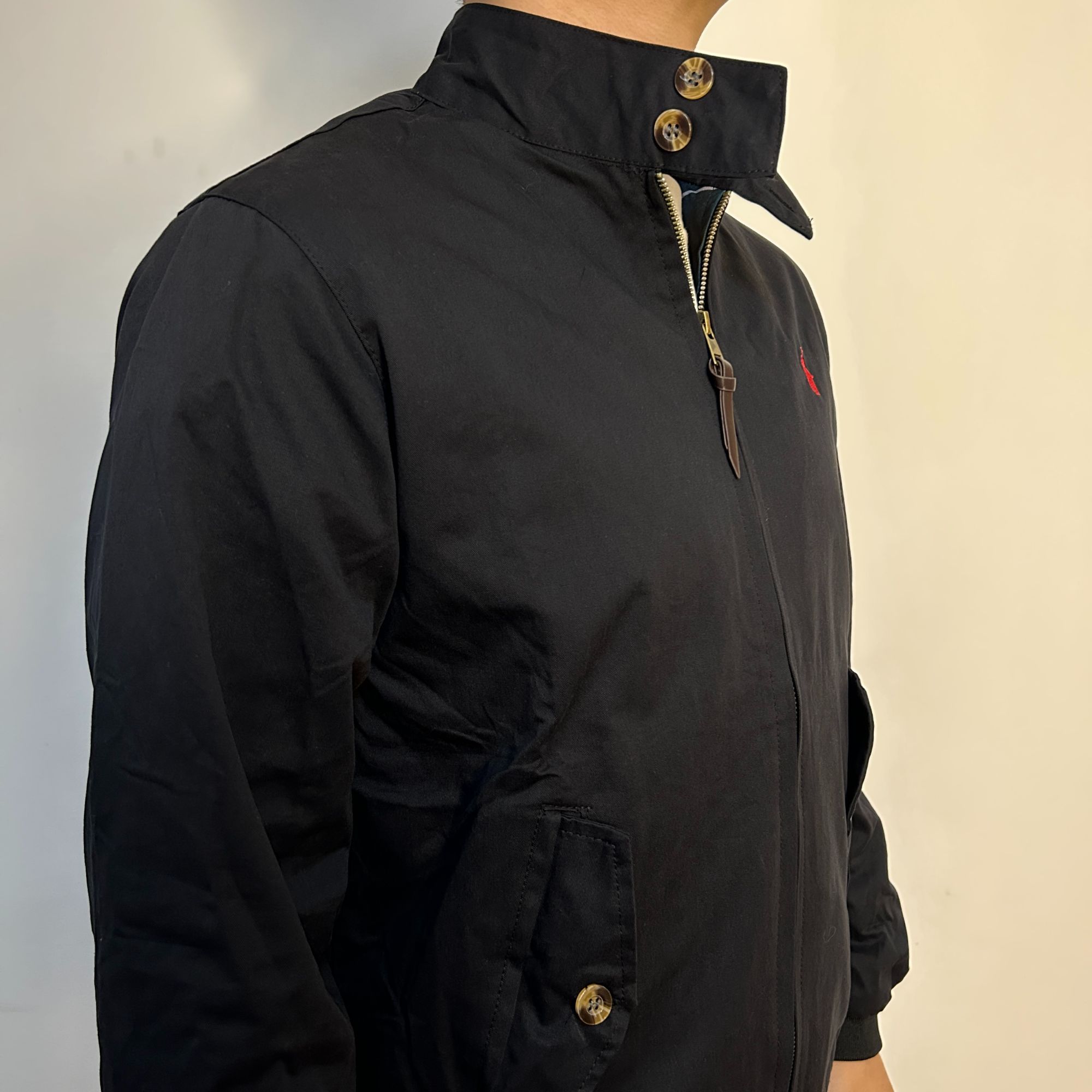 骑士休闲短款立领秋季春季纯色夹克男款运动夹克防风