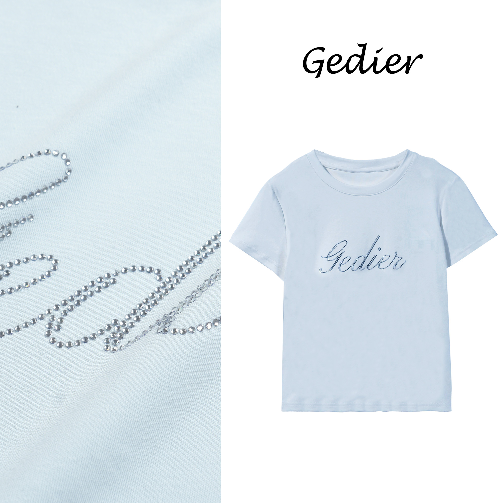 【歌蒂尔Gedier】初夏简约短袖T恤TG510211Y