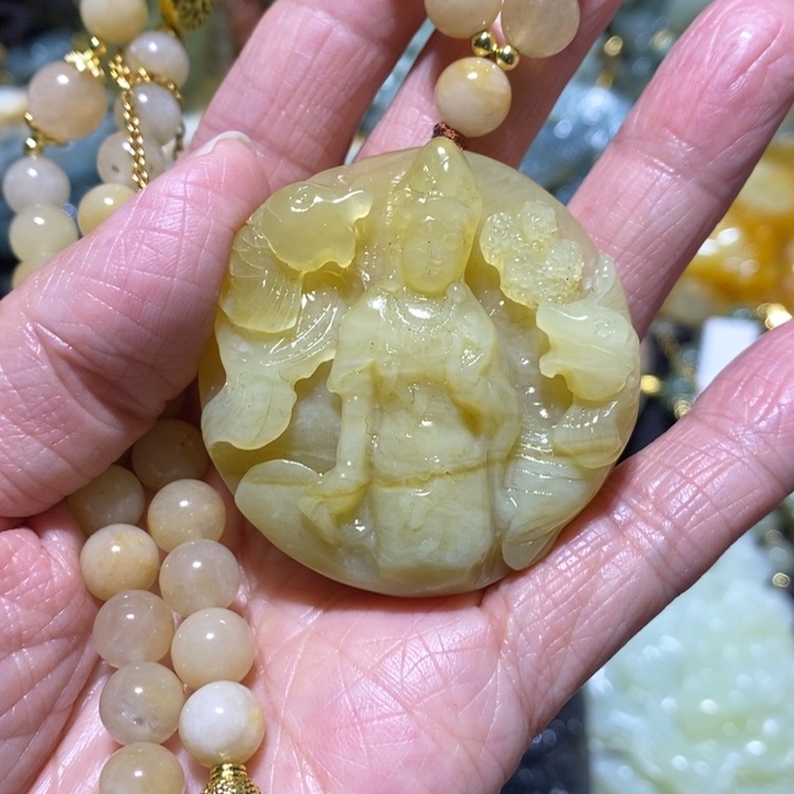 岫玉岫玉吊坠未镶嵌