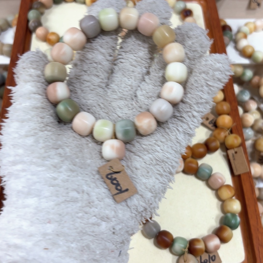 菩提根/象牙果吊坠开****a6001卡13桶珠