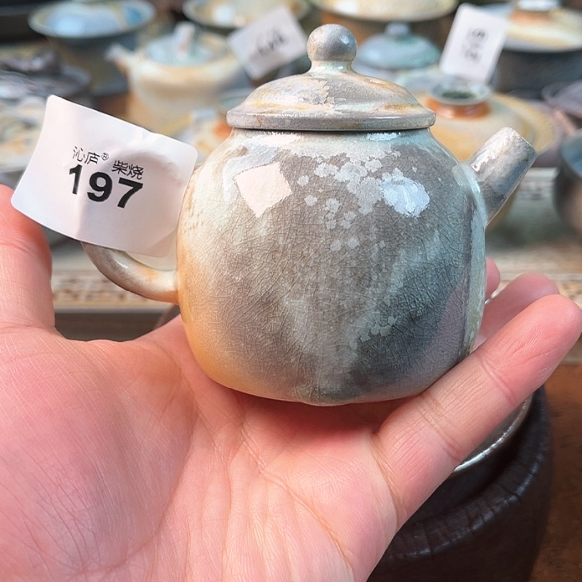 【闪购商品】沁庐柴窑古法柴烧手工茶具