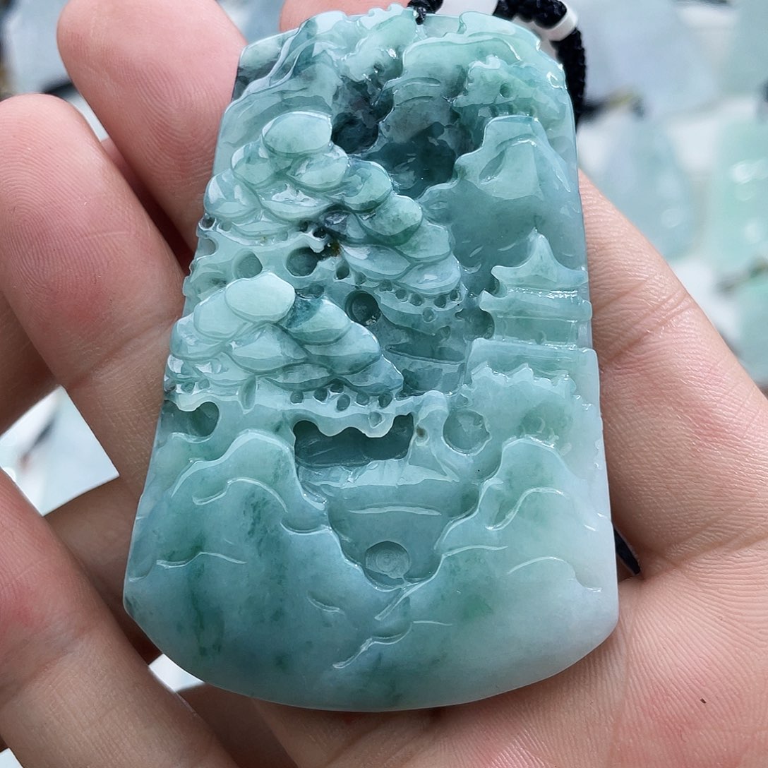 颈饰未镶嵌翡翠翡翠