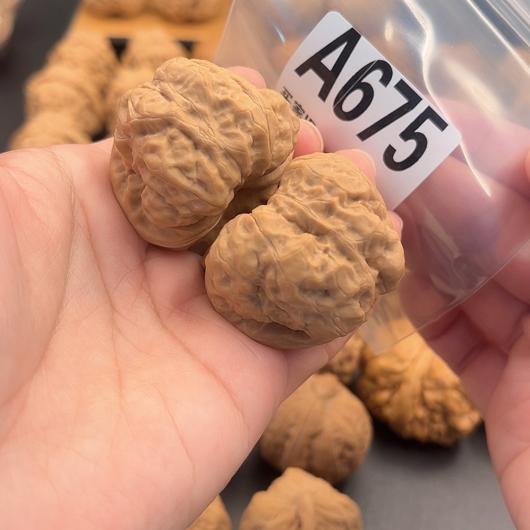 文玩核桃把件蛙蛙全品41肚42