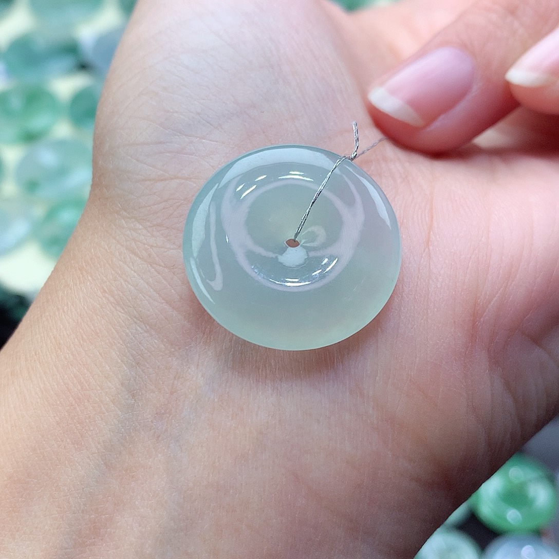 翡翠颈饰未镶嵌55尺寸23-5.1