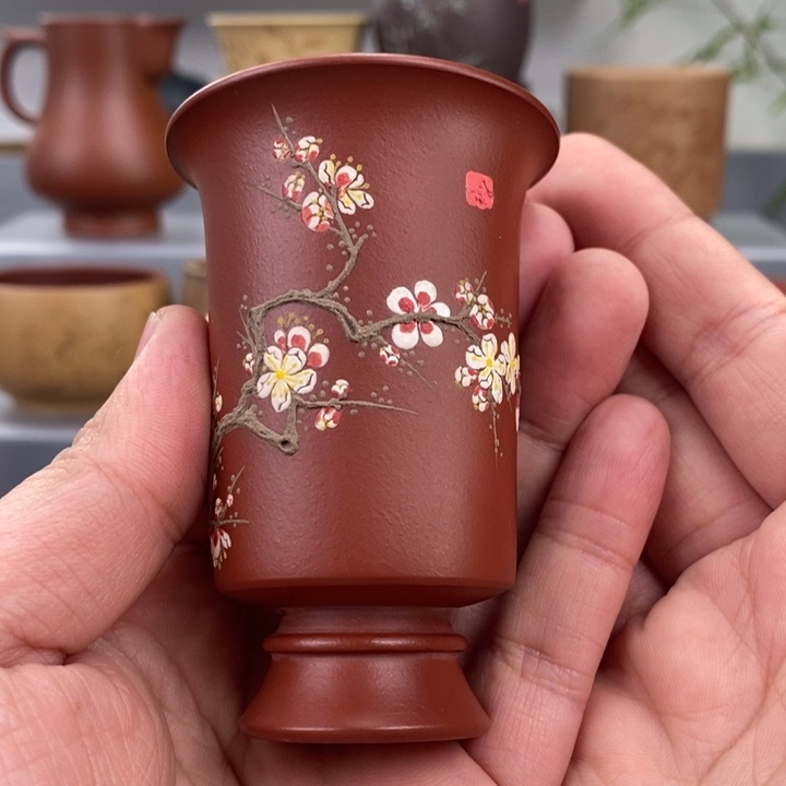 紫砂茶杯宜兴紫砂主人杯