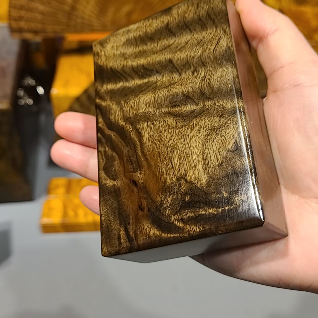 楠木乌木金丝楠木粗支烟盒