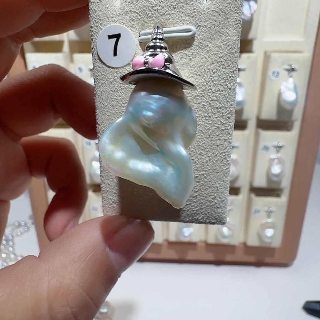 颈饰淡水珍珠合金