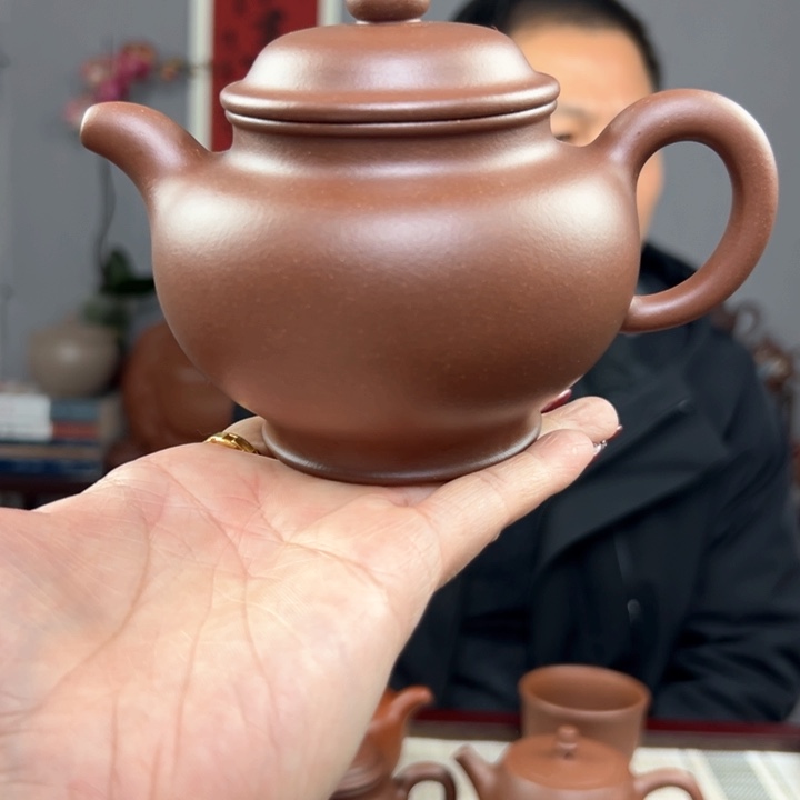 紫砂茶壶海***运宗国洪紫砂作品