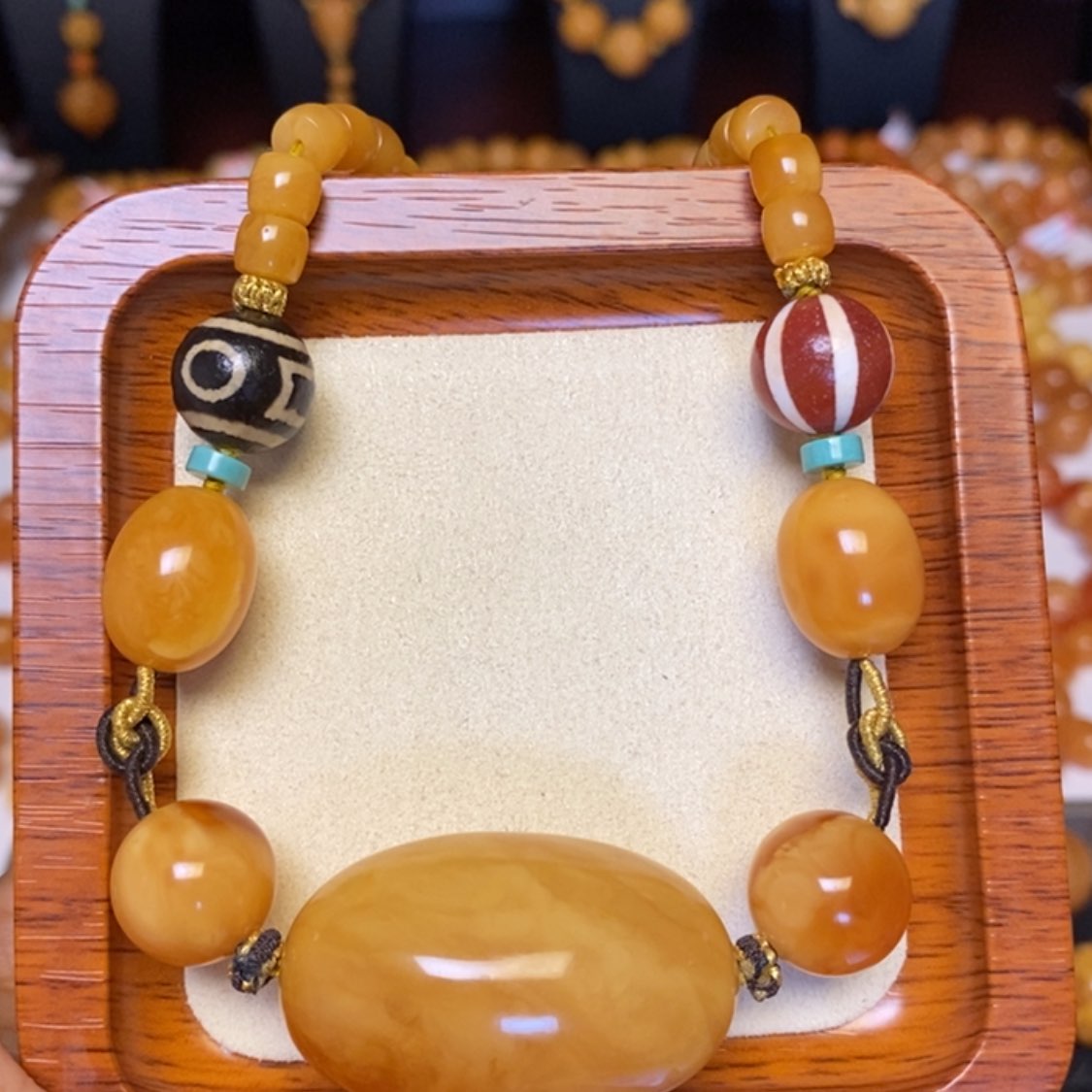 【闪购商品】蜜蜡颈饰未镶嵌项链