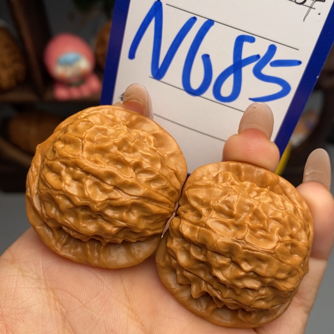 文玩核桃吊坠石门元宝35