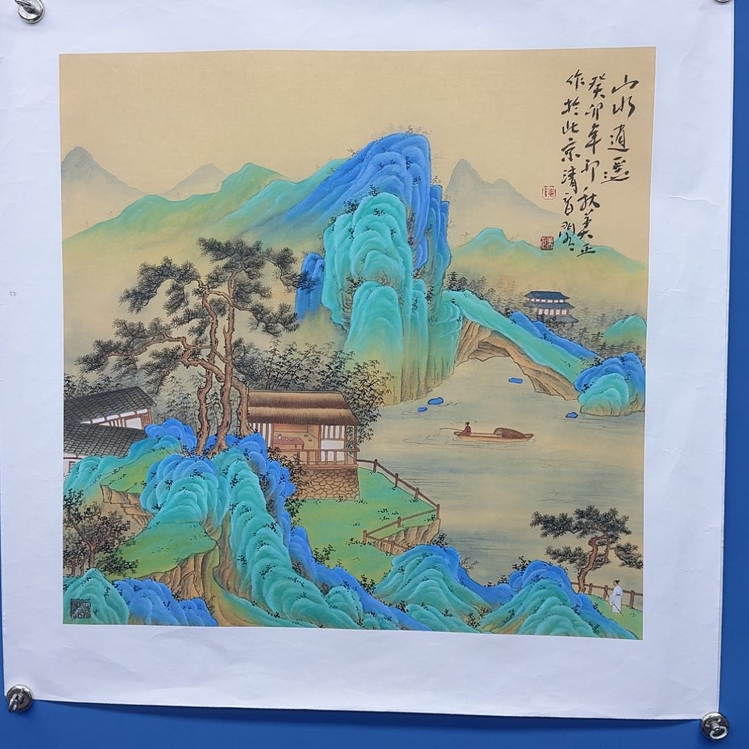 国画多次参加国内外大型展览