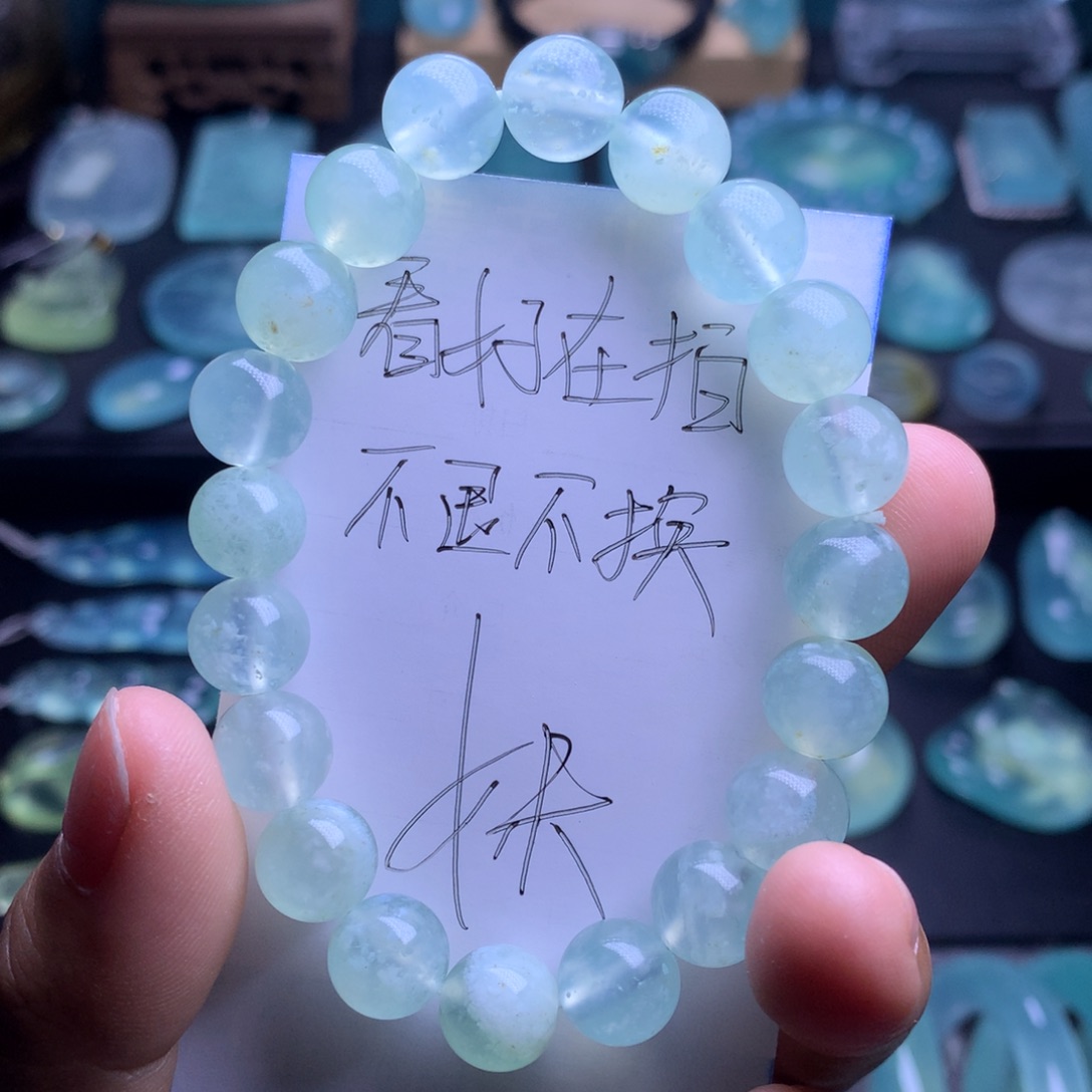 蛇纹石玉手串未镶嵌