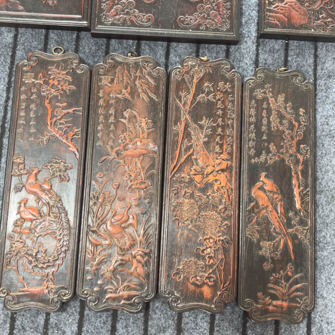 木非洲紫檀木雕牌匾挂匾