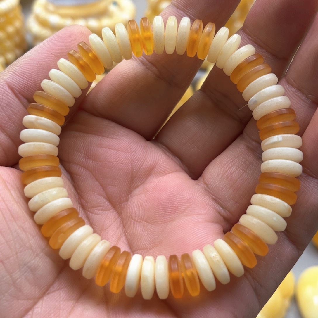 琥珀手链未镶嵌手串