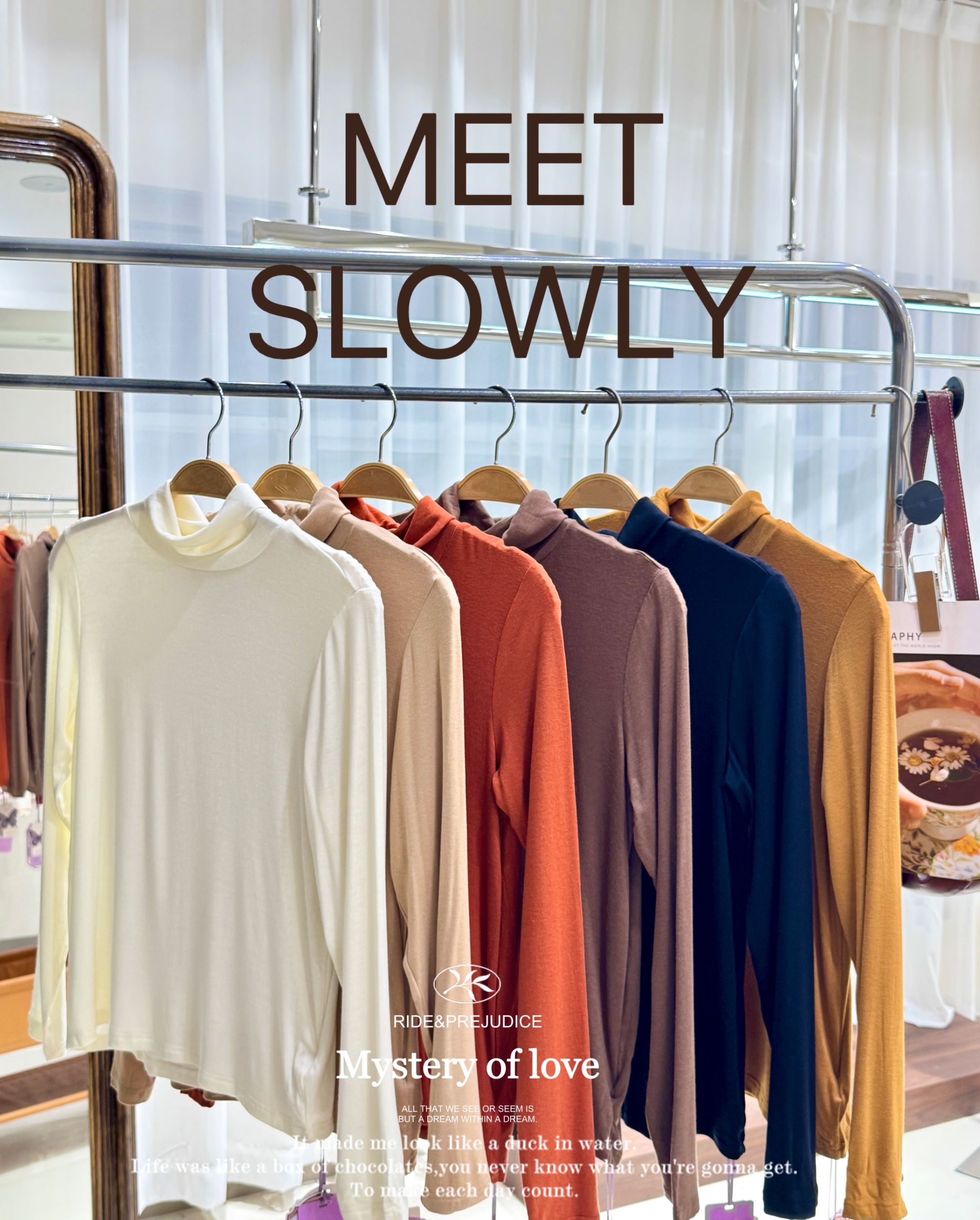 烟管领～堆堆领醋酸羊毛气质百搭上衣打底衫内搭90-140#6779