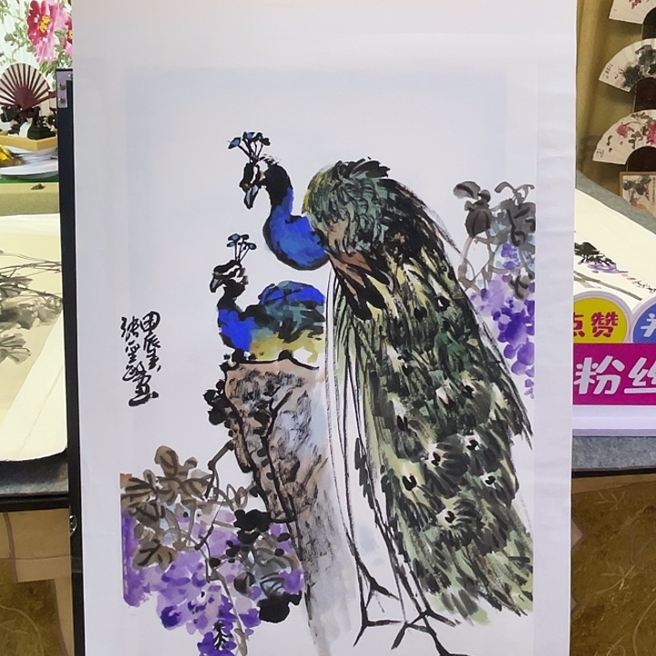 国画张圣敏先生纯手绘作品