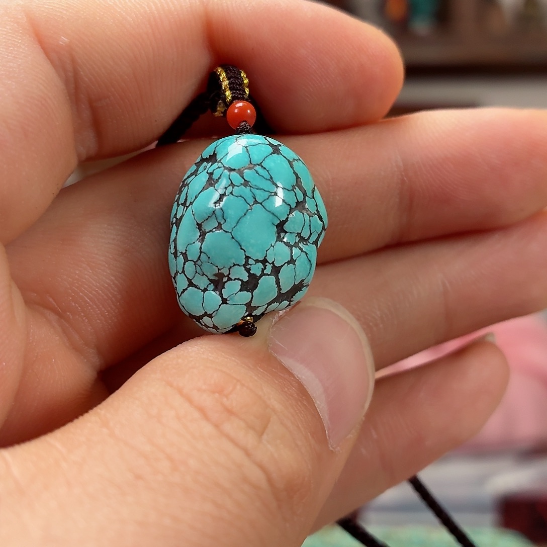 未镶嵌绿松石珠宝奇石钰*渊