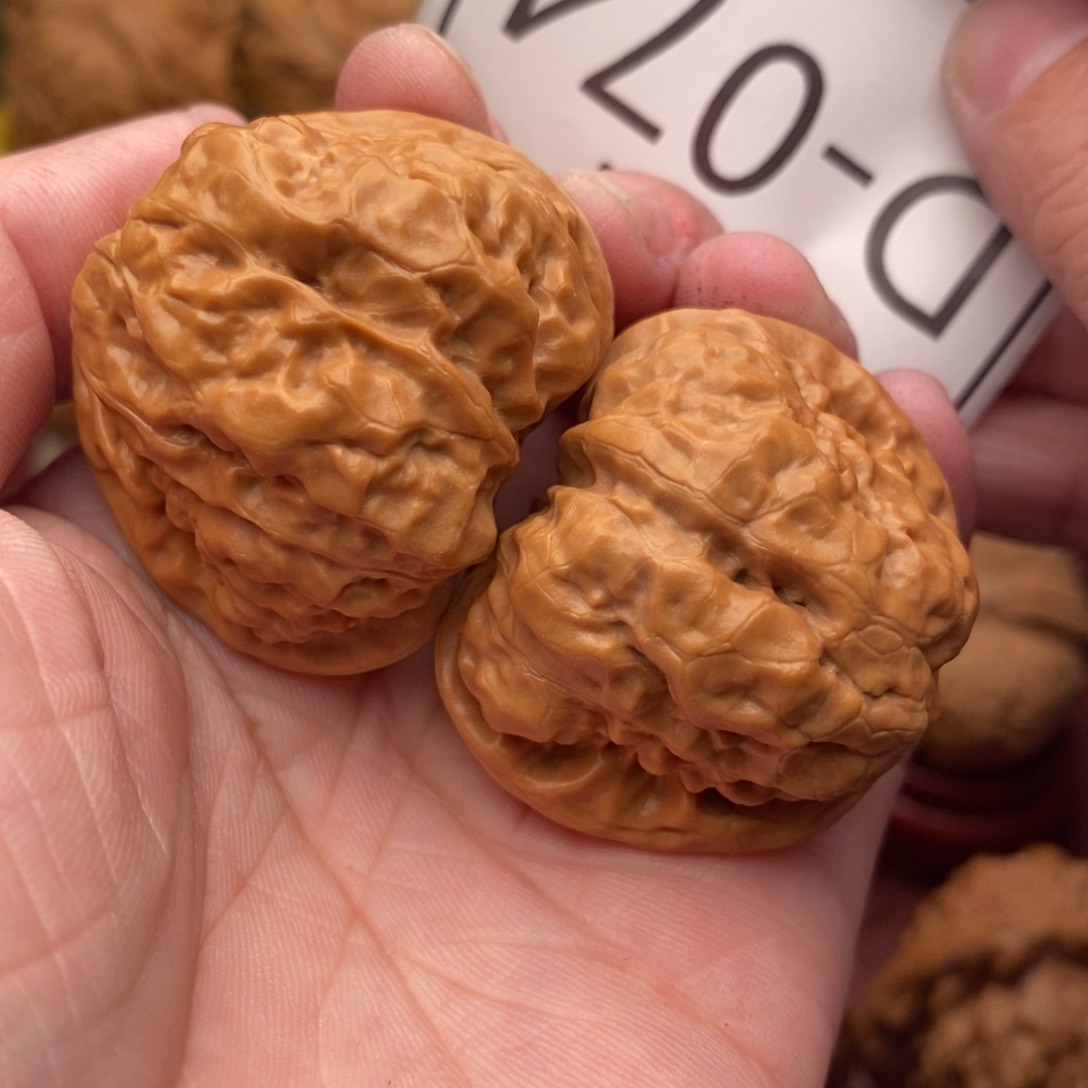 文玩核桃把件开背蛙38