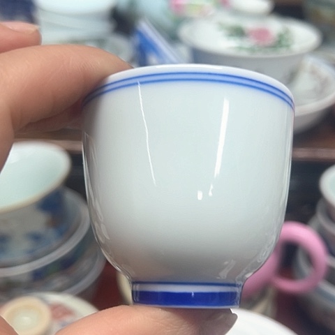 盖碗景德镇陶瓷主人杯