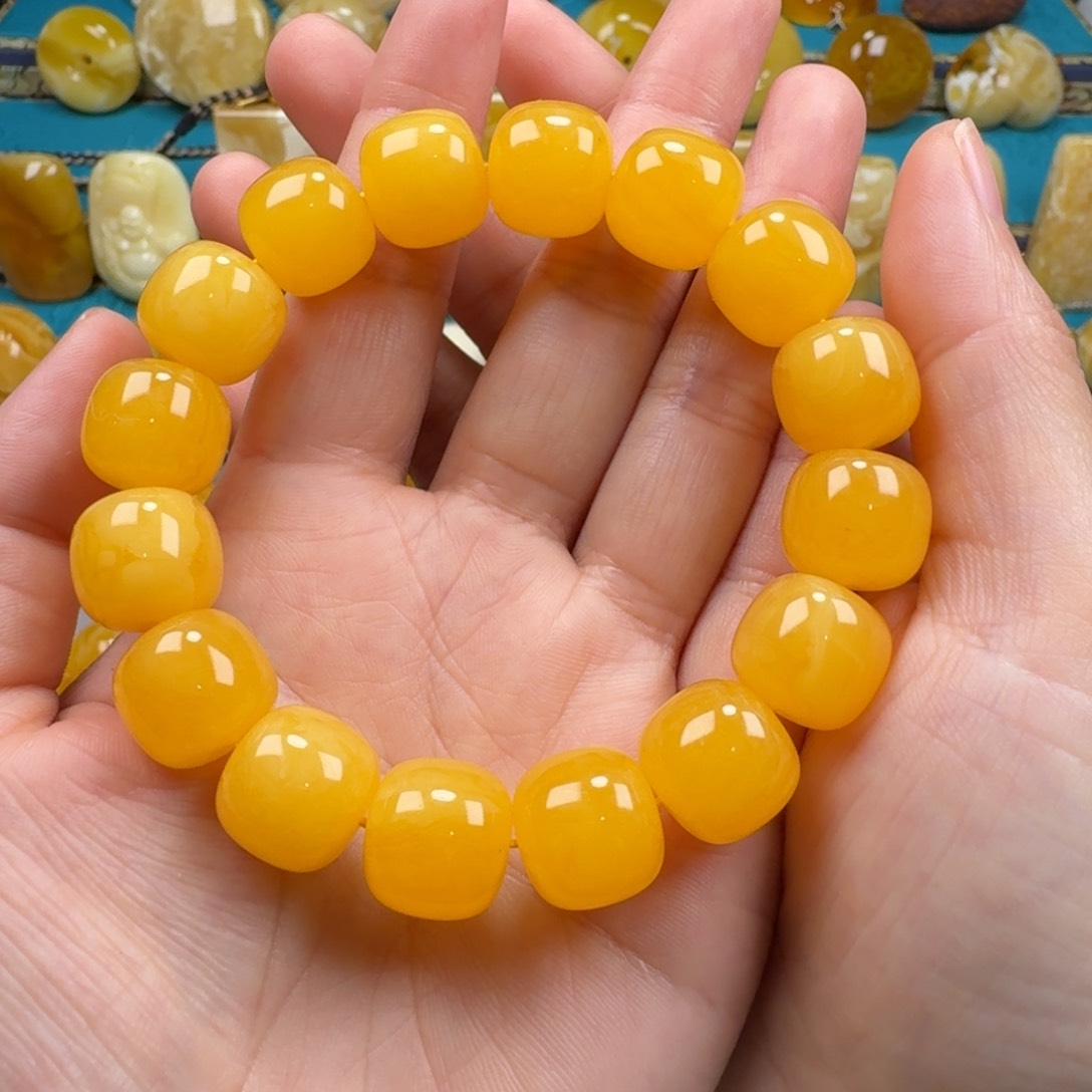 琥珀手链未镶嵌蜜蜡