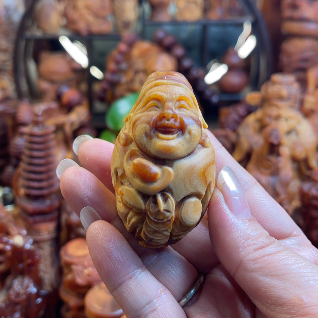其他松木（琥珀木）小财神
