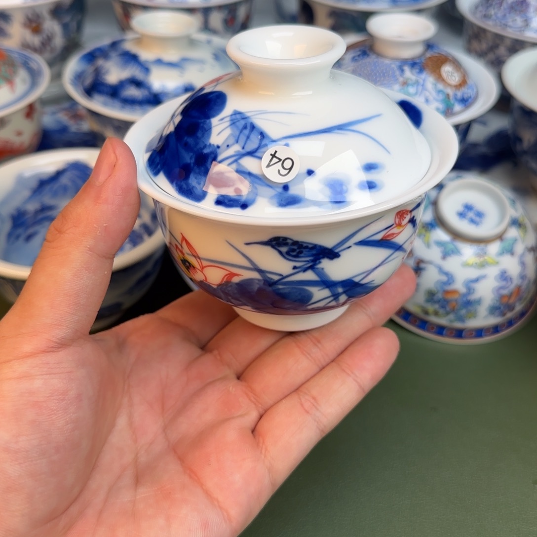 彦祖纯手工手绘茶具64