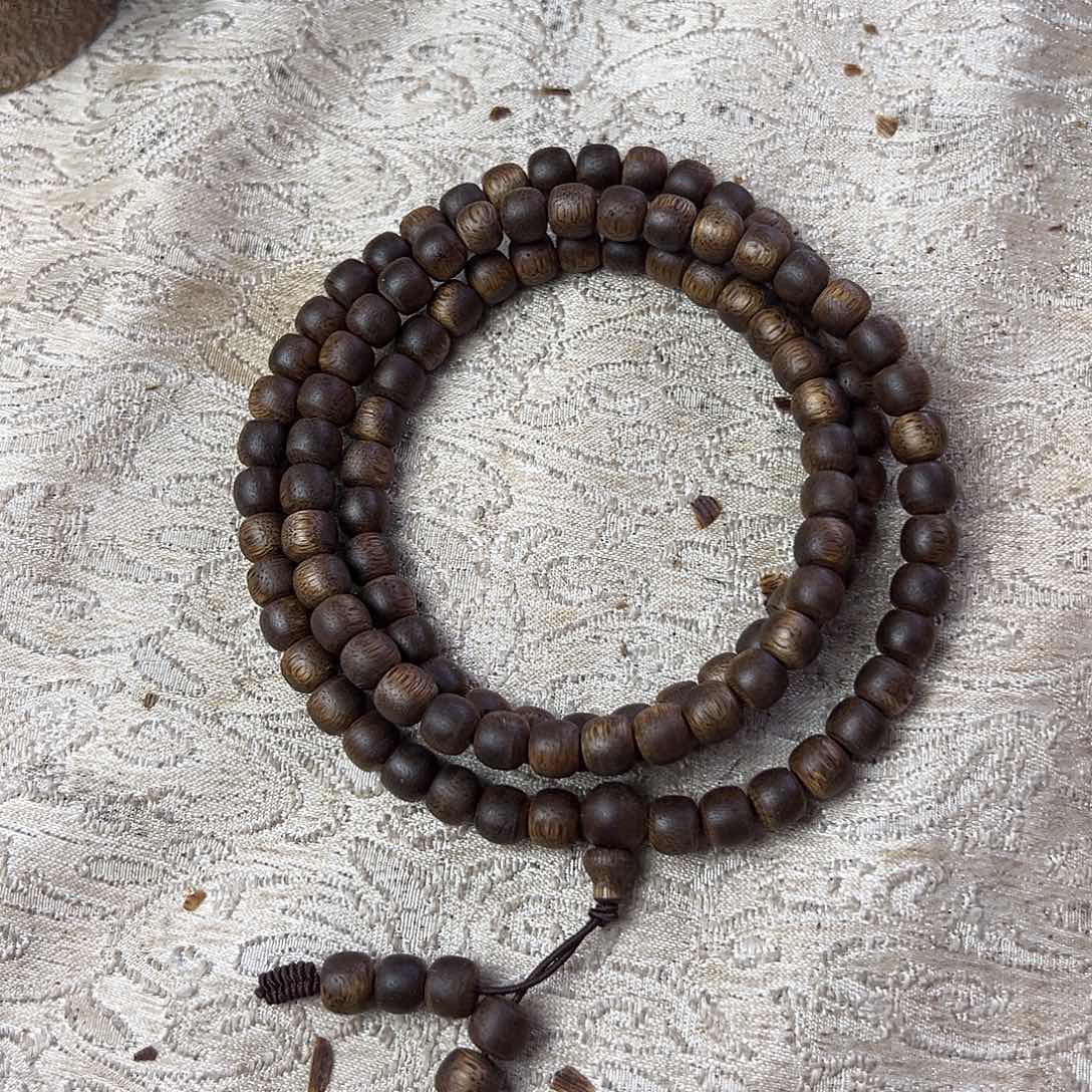 沉香手串07鼓珠多圈多样性发一沉香手串