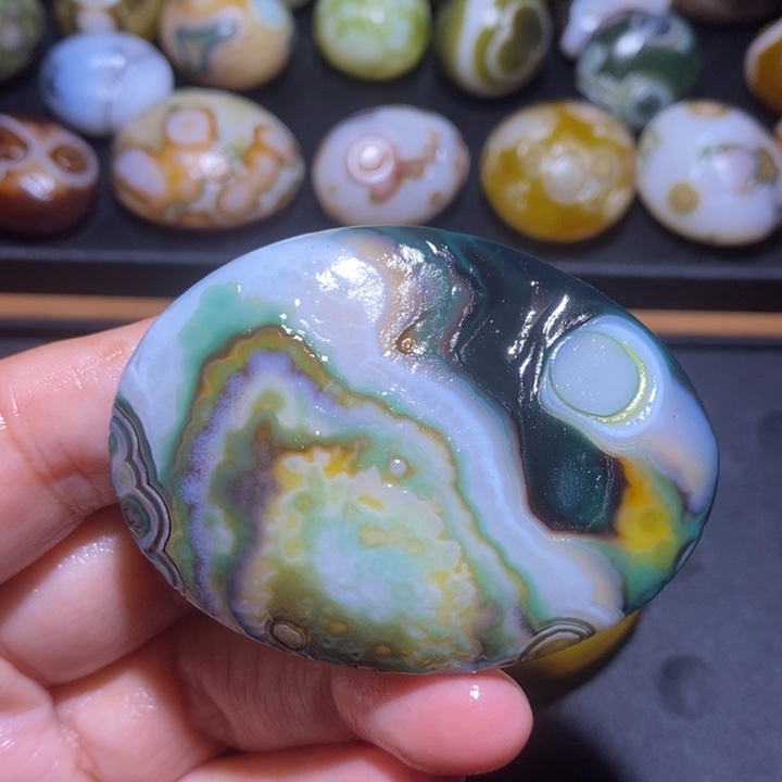 未镶嵌玛瑙/玉髓珠宝半成品148