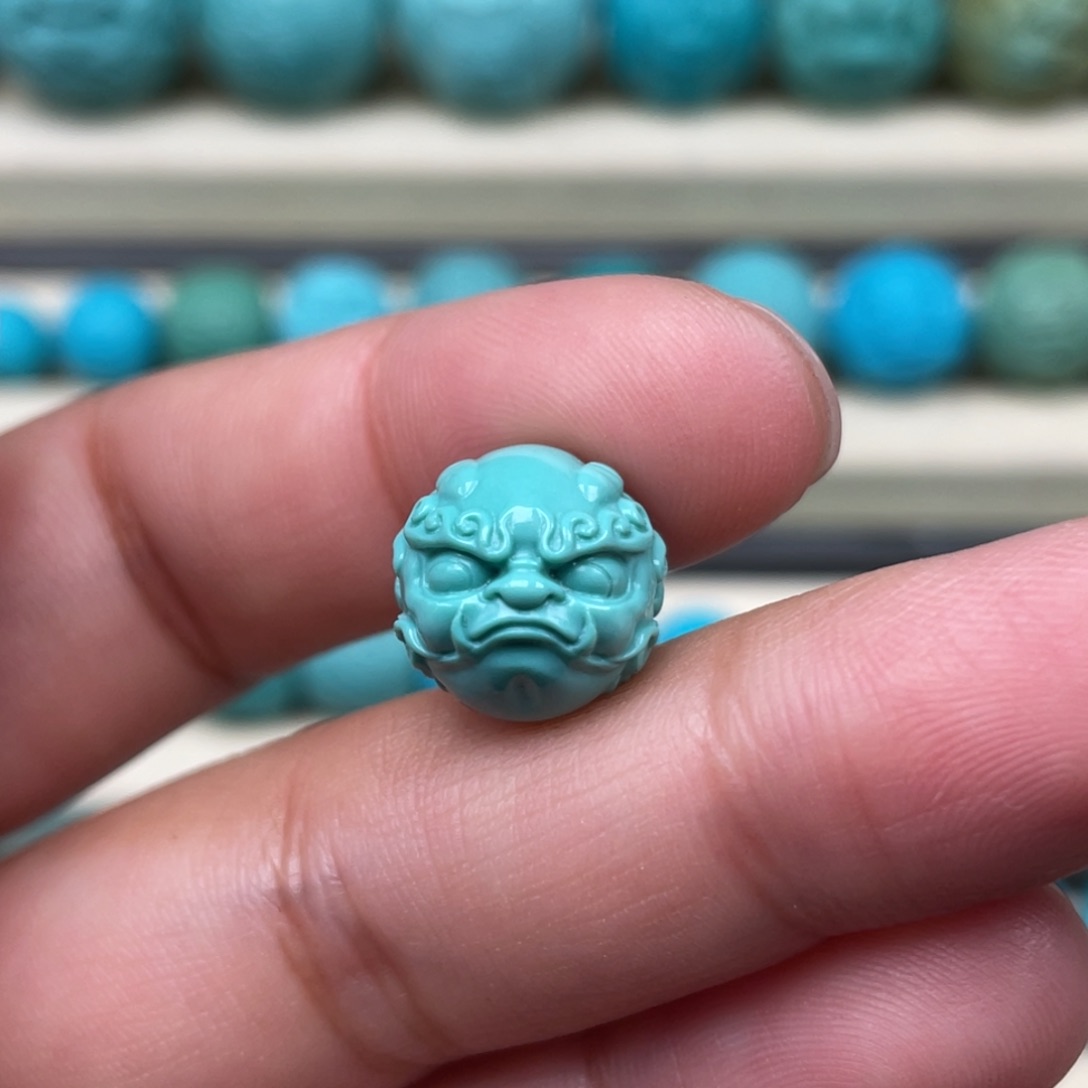 绿松石挂件未镶嵌12mm