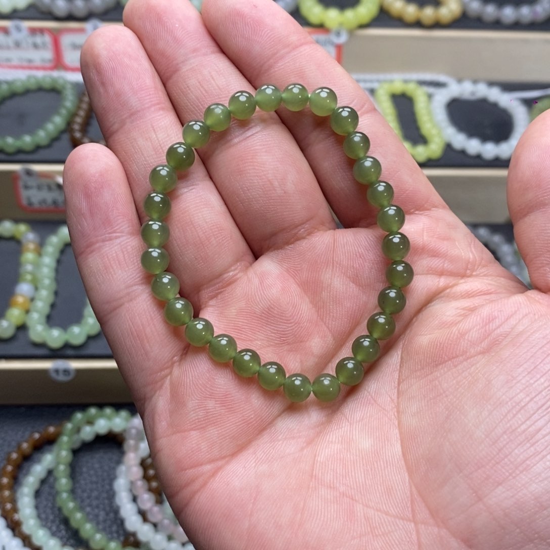 和田玉手链未镶嵌