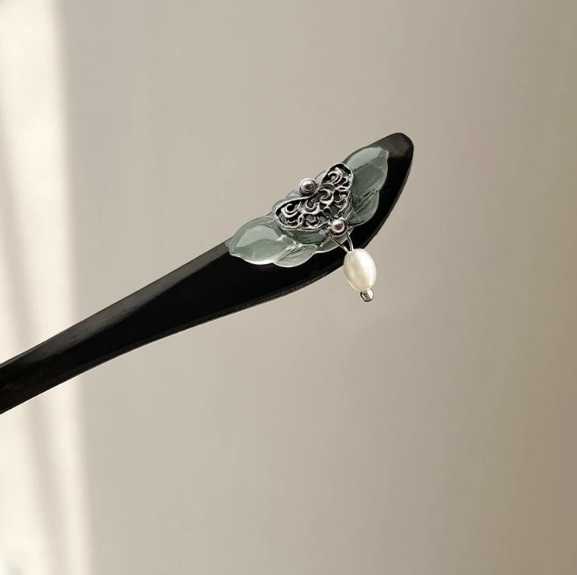 旗袍装饰中式发簪、简单大气复古盘发簪