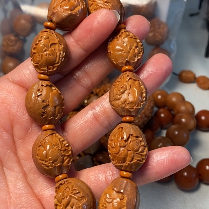 橄榄核手串/手链包衣无相佛