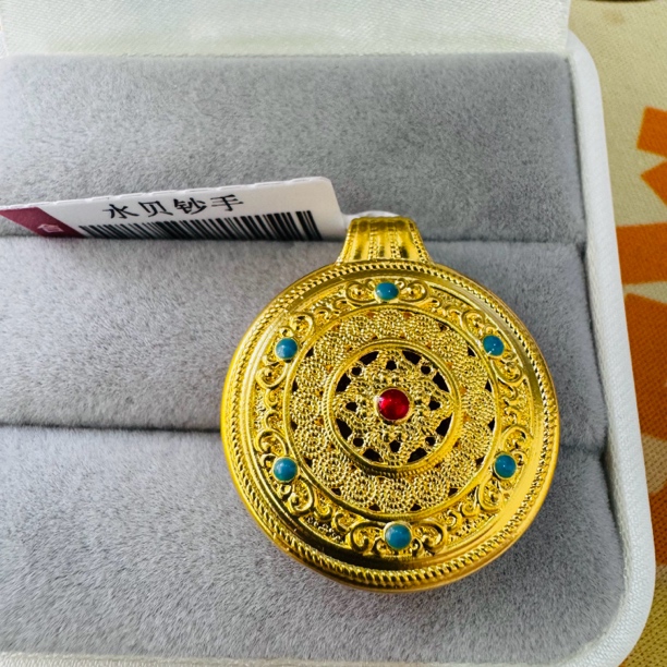 【夏夏专享】足金999饰品 八宝罗盘 2.20 GP