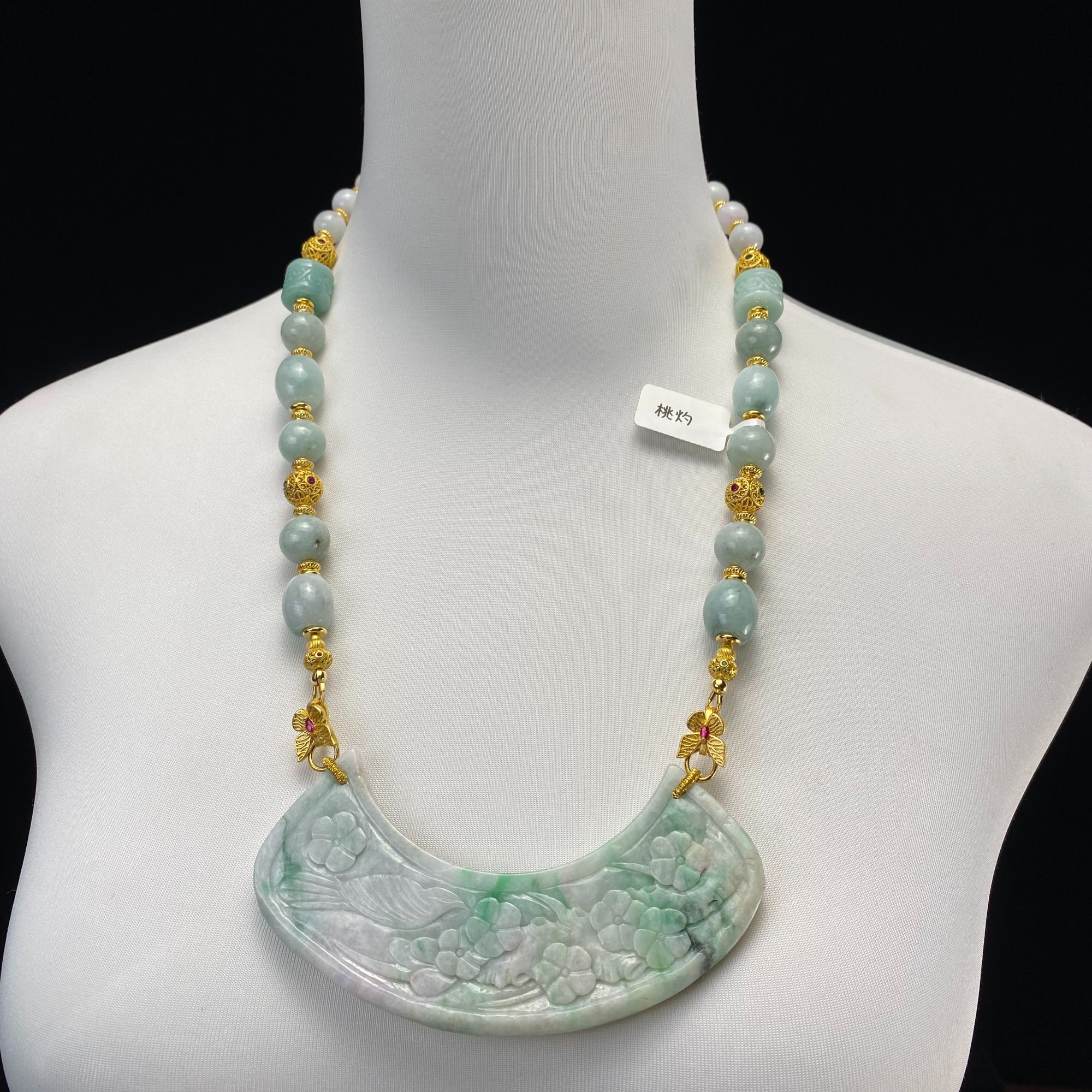 黄铜项链 【桃灼】鸟语花香项链