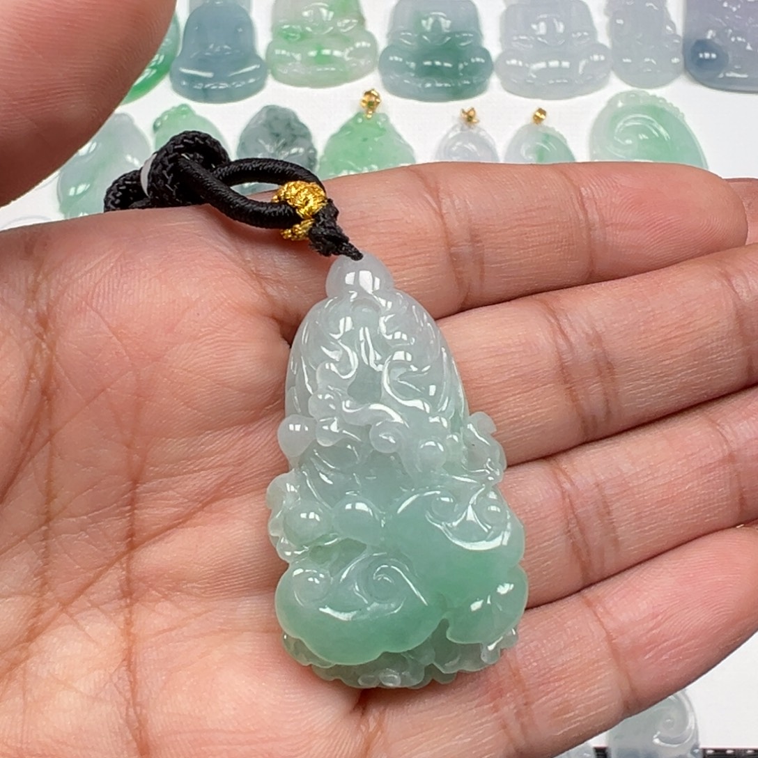颈饰未镶嵌翡翠生菜生财