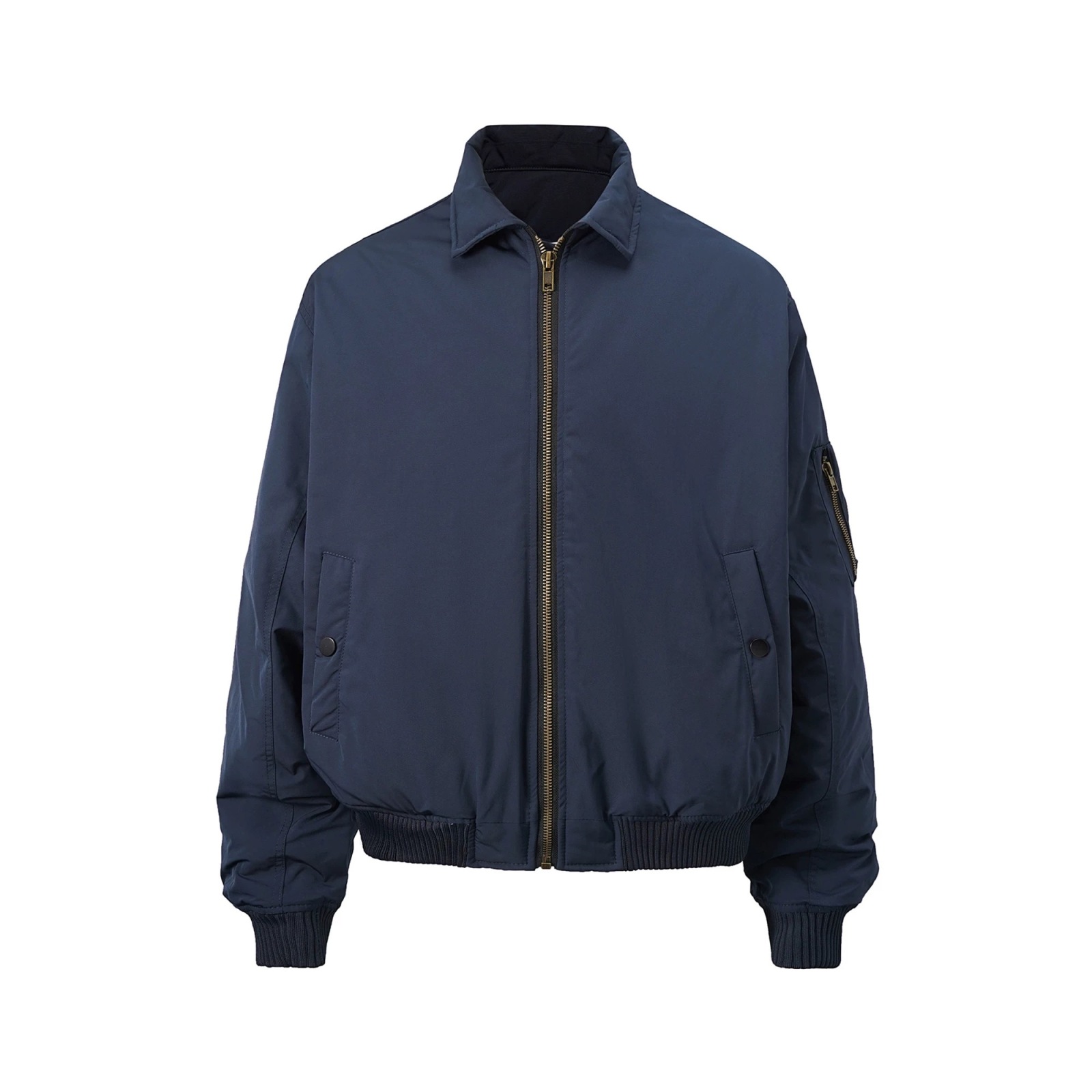 THR加棉外套男款棉衣潮牌硬汉工装短款翻领棉服棒球服