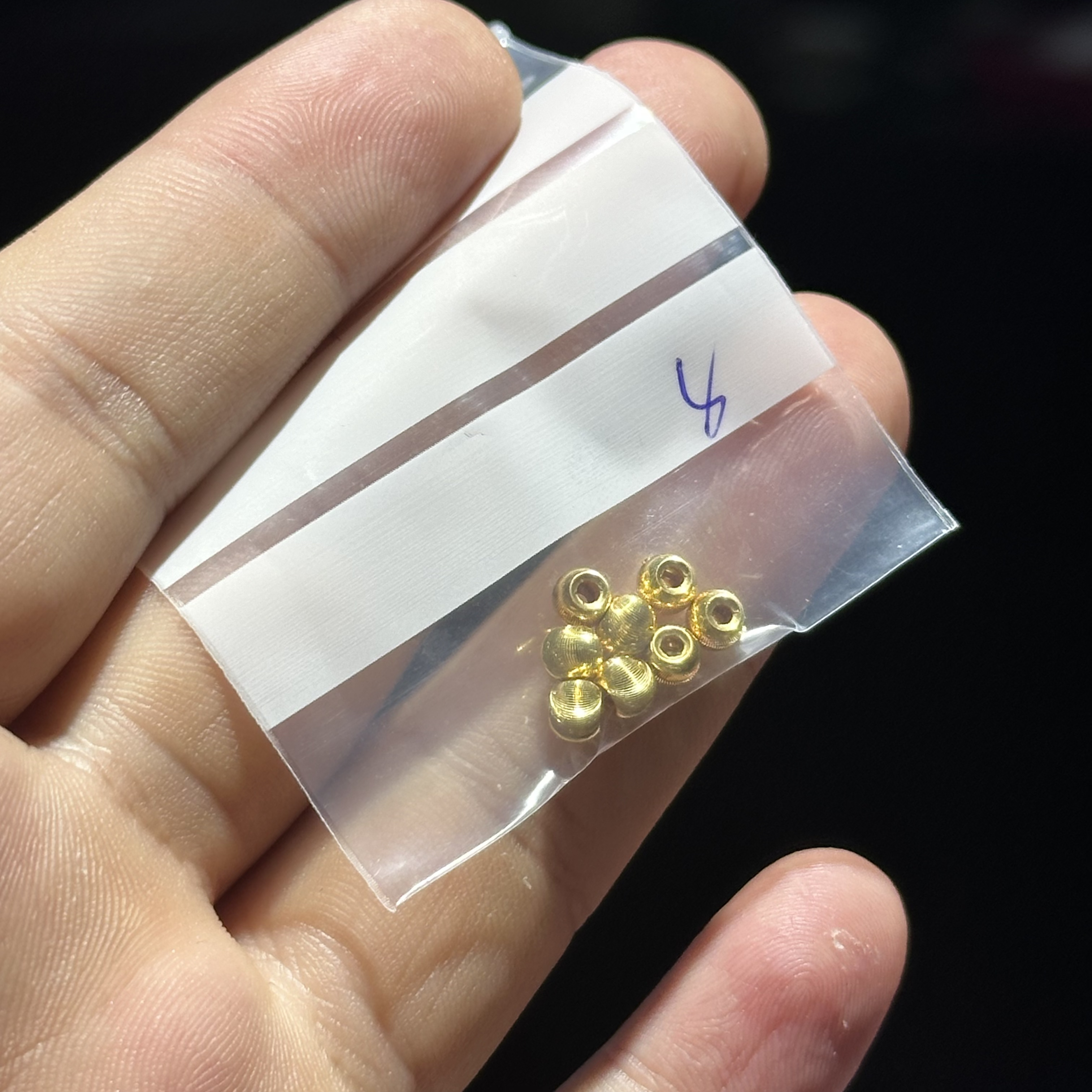 足金999 卡4 猫眼珠 1.299