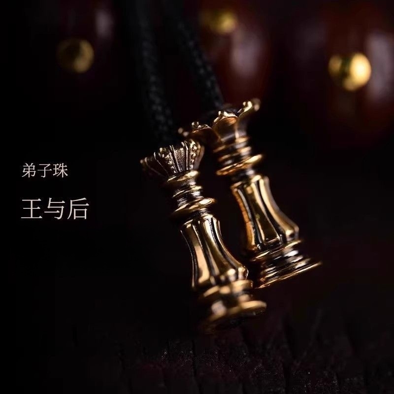 925 限定【童话】系列王与后弟子珠收尾百搭藏式文玩DIY配饰