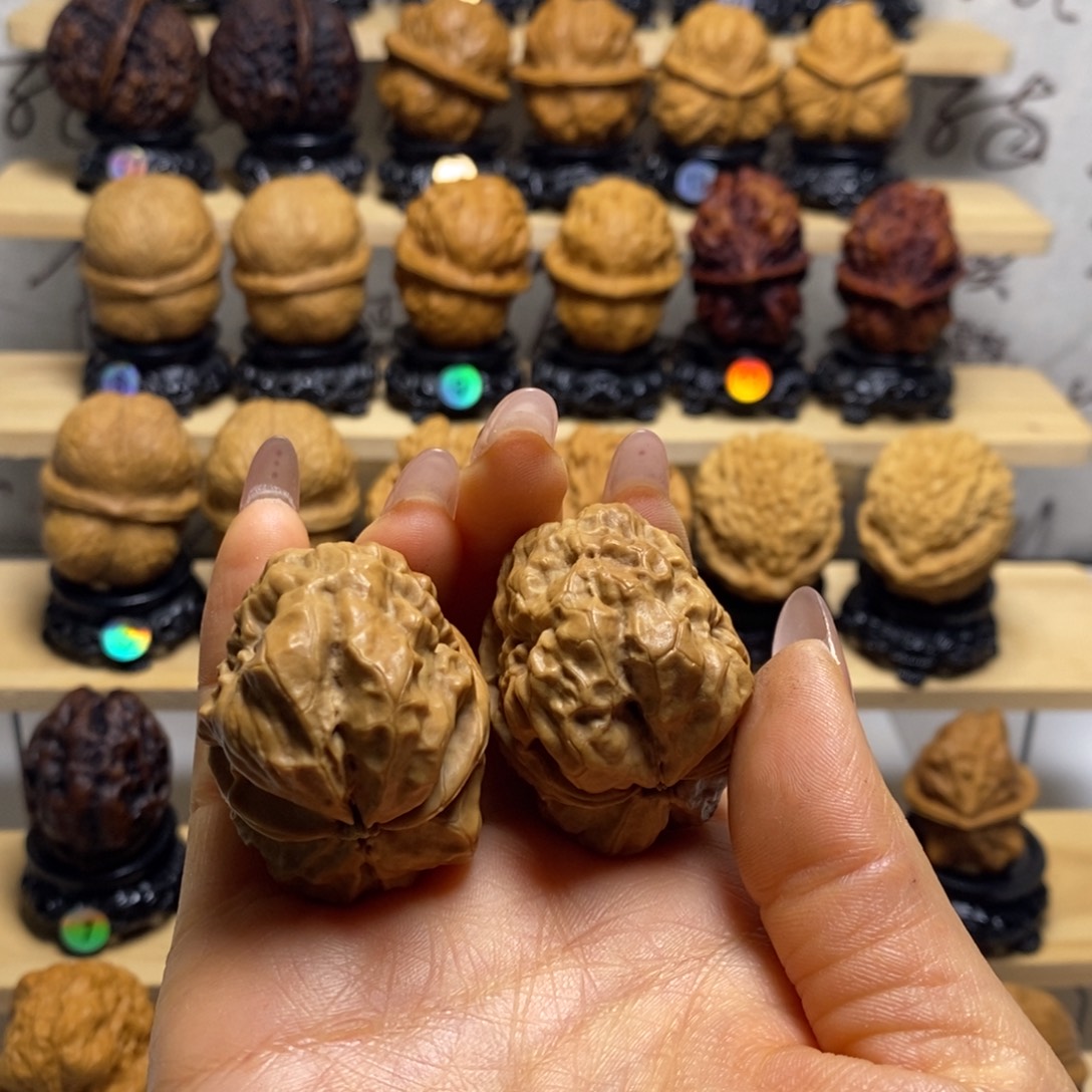 文玩核桃把件麒麟疙瘩包y8