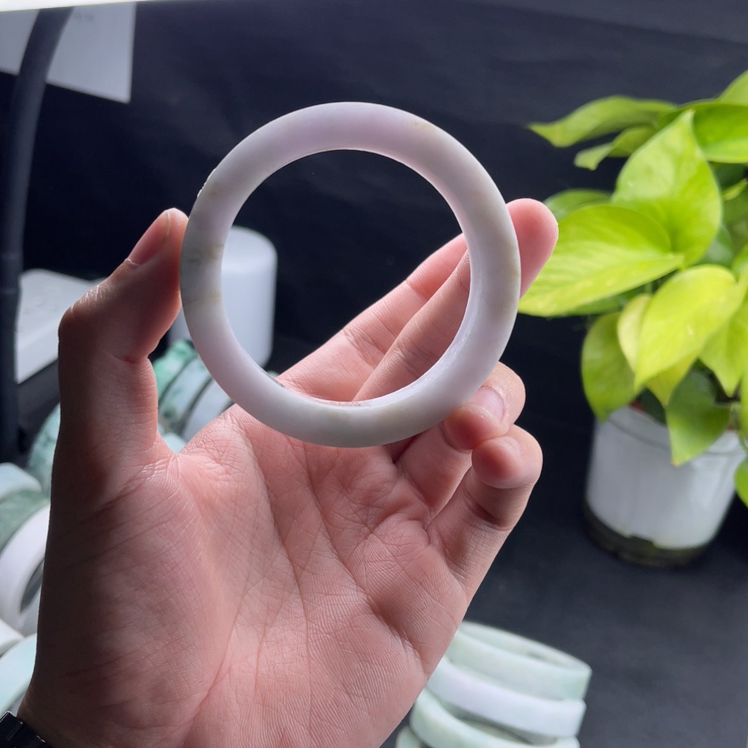 【闪购商品】定制翡翠57-59正圈纹裂推荐未镶嵌