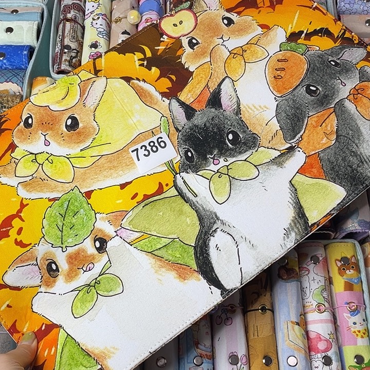 织绣b5活页送纸7386