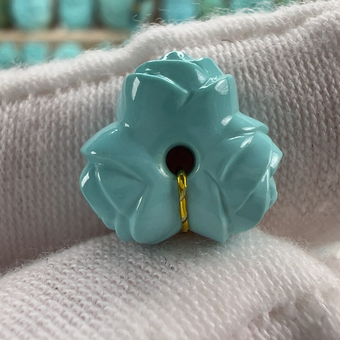 未镶嵌绿松石配饰11mm