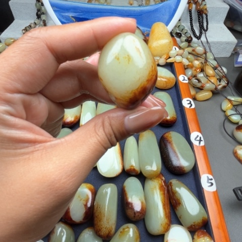 和田玉颈饰未镶嵌用****8