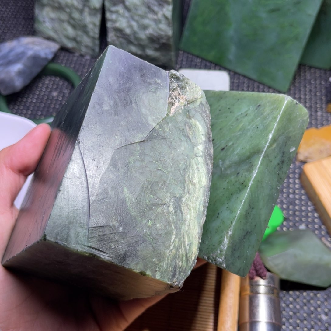 未镶嵌和田玉珠宝半成品泡****饭