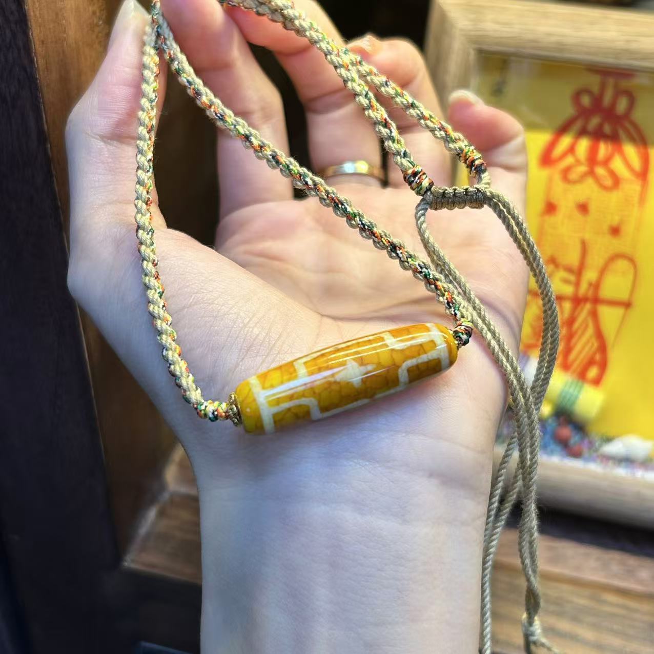 【严选文玩】坛城金刚二眼锁骨链/多样性发其一