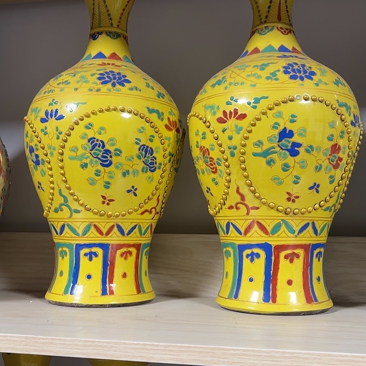 骨***达摆件陶瓷摆件不固定一对