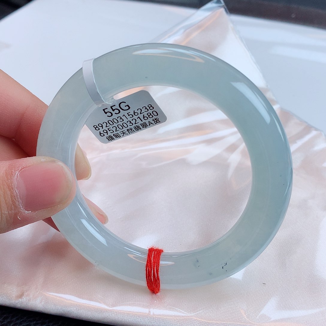 翡翠手镯未镶嵌天然缅甸翡翠A货手镯