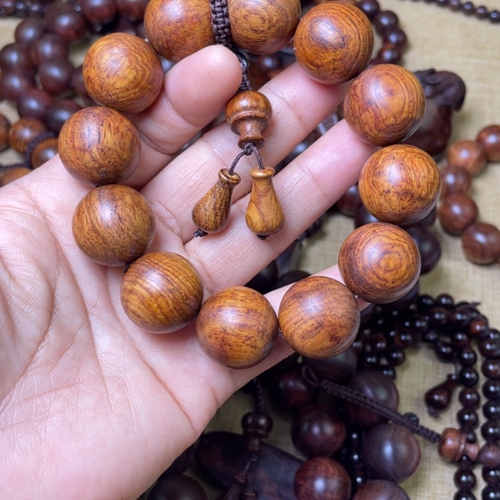 微***天黄花梨/降香黄檀手串/手链海黄油梨2.0