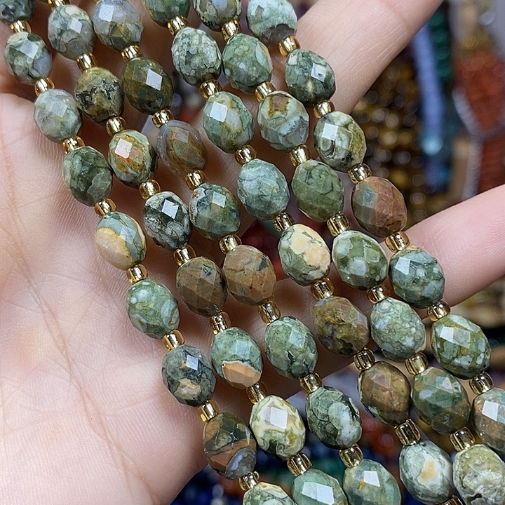 玛瑙/玉髓未镶嵌珠宝半成品天然老雀仔米切卡7*8mm