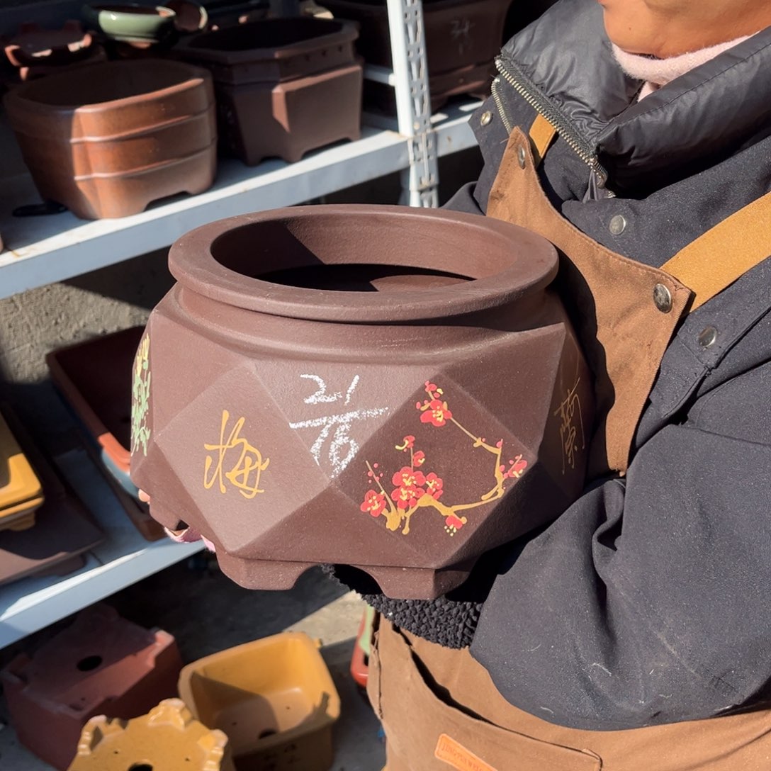 紫砂花盆盆景艺术